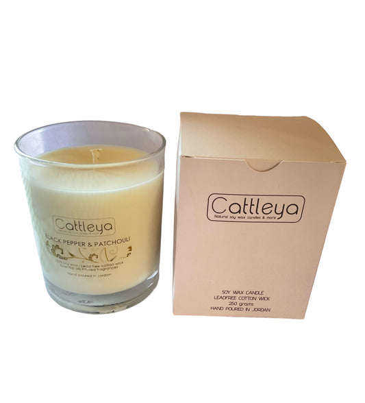 Black Pepper & Patchouli Soy Candle